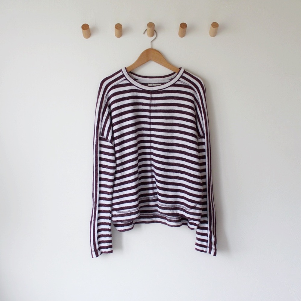 M A D E W E L L • Striped Terry Sweatshirt